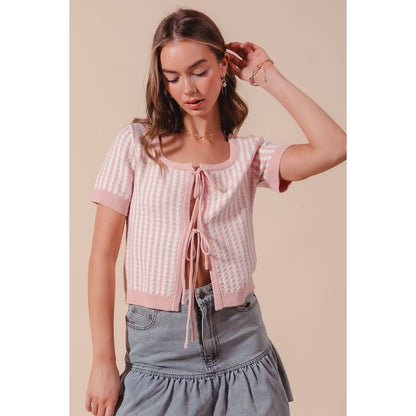 Grace Upon Grace Tie Front Cardigan