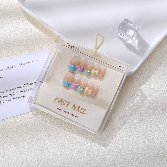 Coquette Sparkle Nail Set