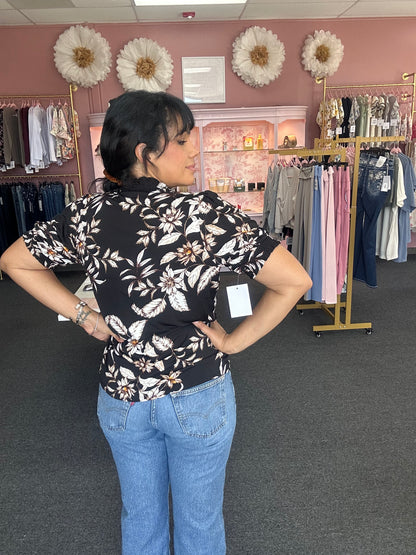 Beauty in His Time Floral Top