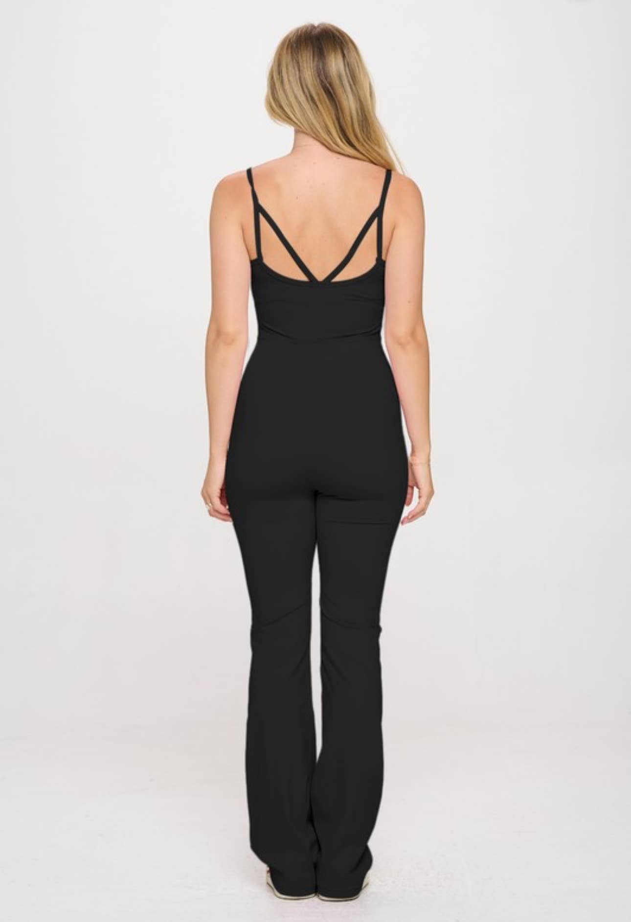 Solid  color active wear jacket with jumpsuit set