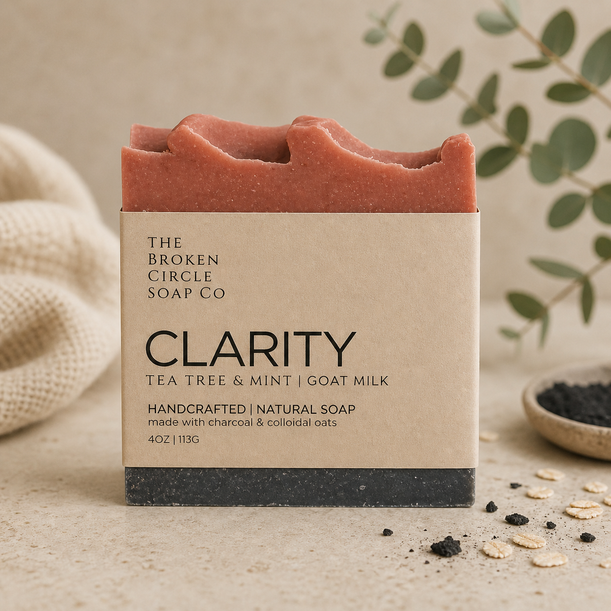 Clarity | Tea Tree Mint Soap | Goat Milk Clarifying Bar