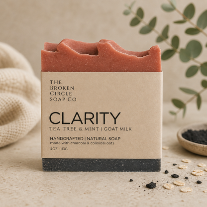 Clarity | Tea Tree Mint Soap | Goat Milk Clarifying Bar
