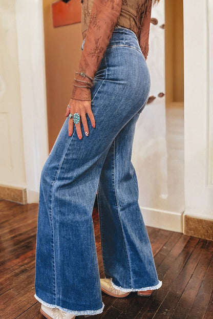 Walk in the Way High-Rise Flare Jeans