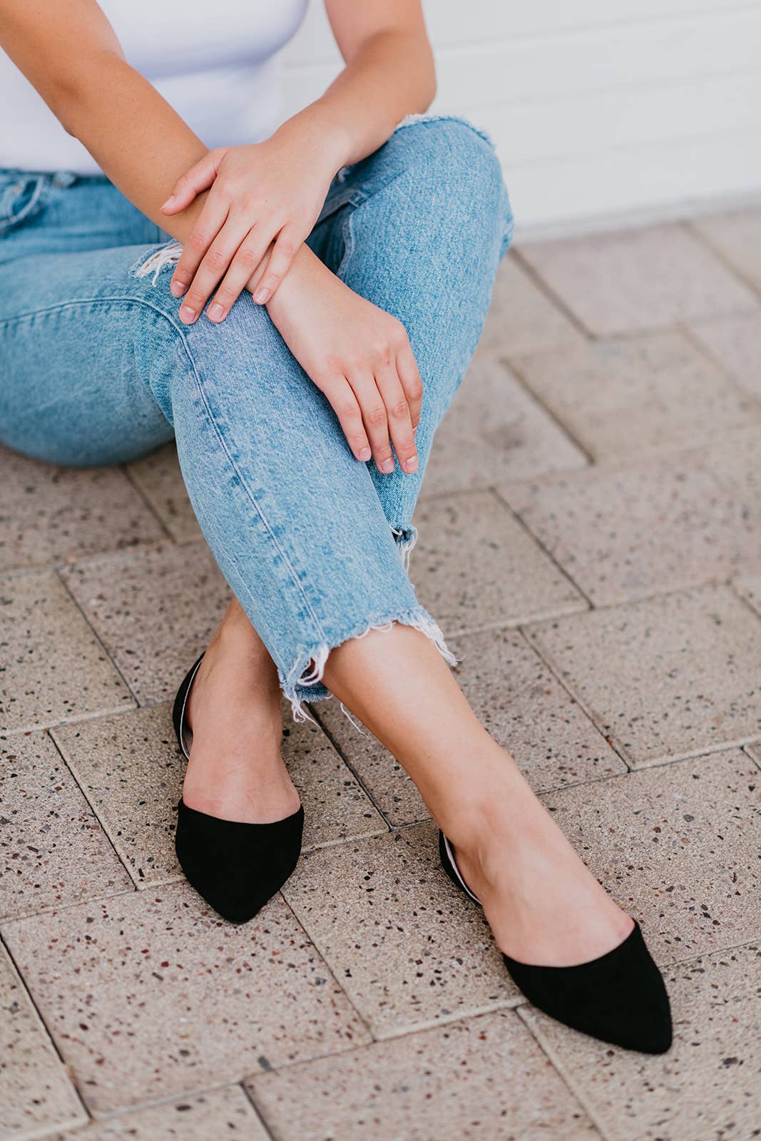 Cutesy Black Flats