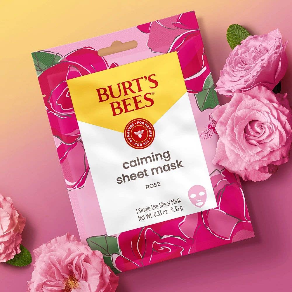 Calming Rose Facial Sheet Mask 0.33 oz.