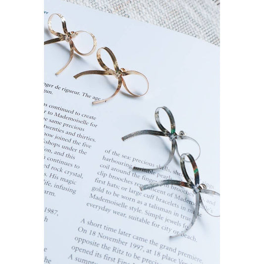 Sweetly Set Apart Bow Earrings