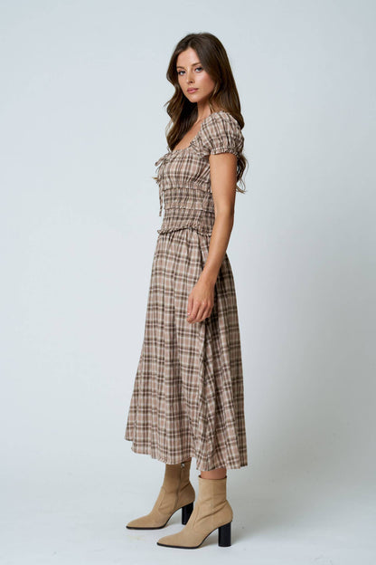 Daughter of the King Plaid Dress