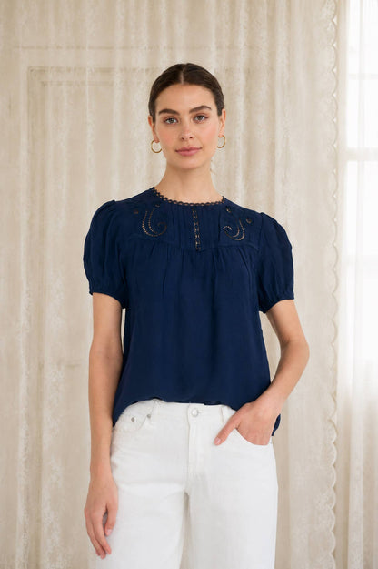 Clothed in Grace Linen Top