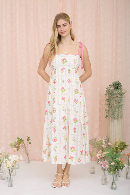 Lily of Grace Scalloped Midi Dress