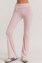 Run the Race Fold-Over Flare Leggings