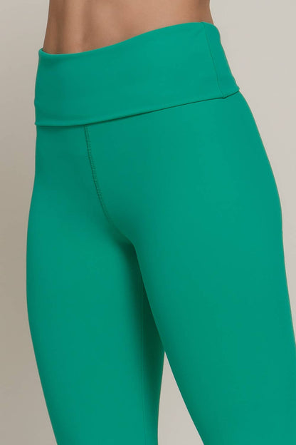 Run the Race Fold-Over Flare Leggings
