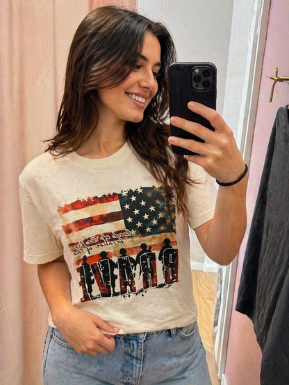 Land of the Free, 4th of July Graphic Tee