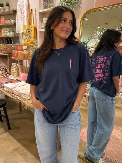 Be Still & Know Oversized Faith Tee