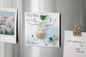 “My Mom My Angel” Sea Glass Memorial Magnet