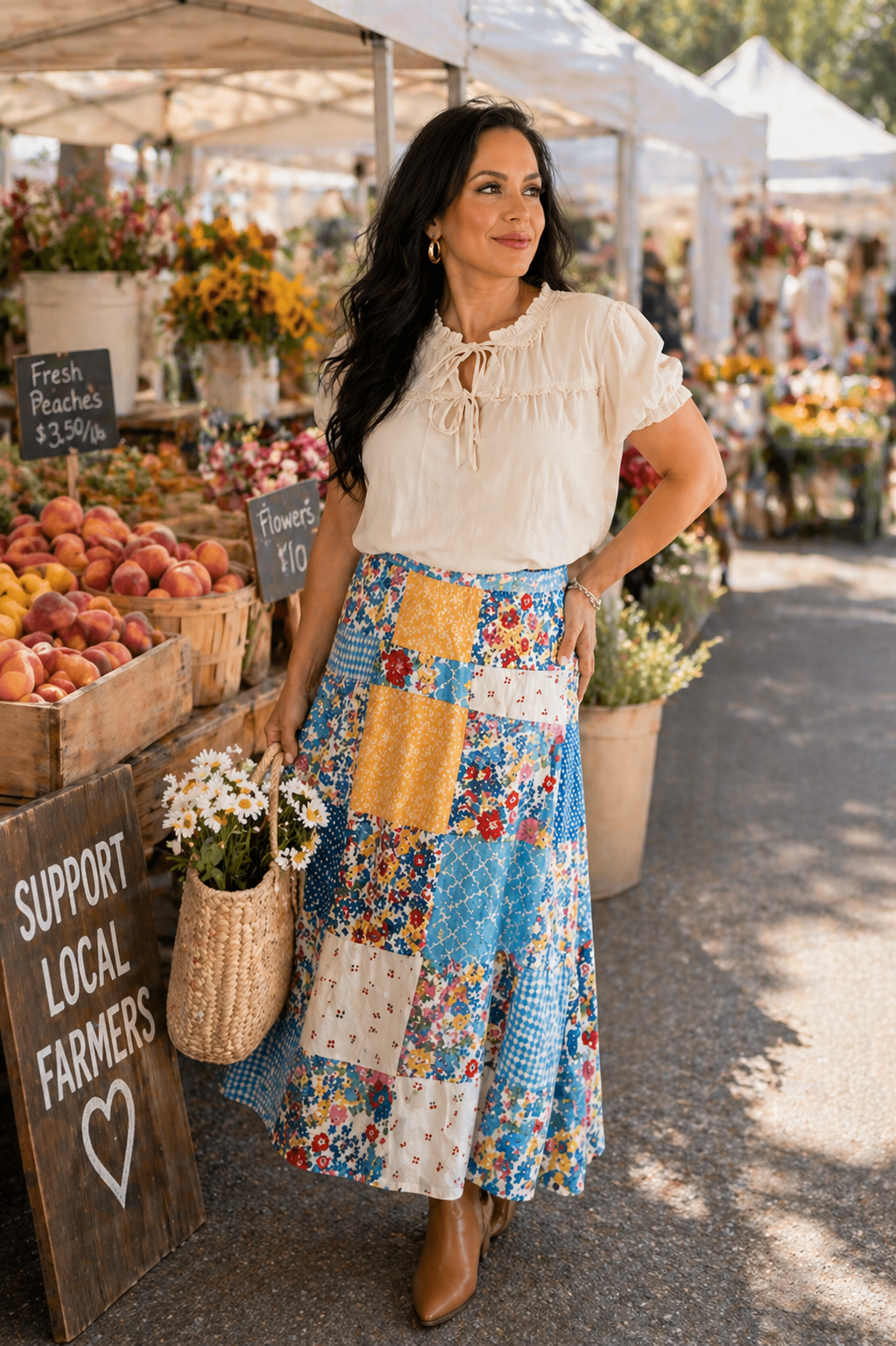 Garment of Many Pieces Maxi Skirt