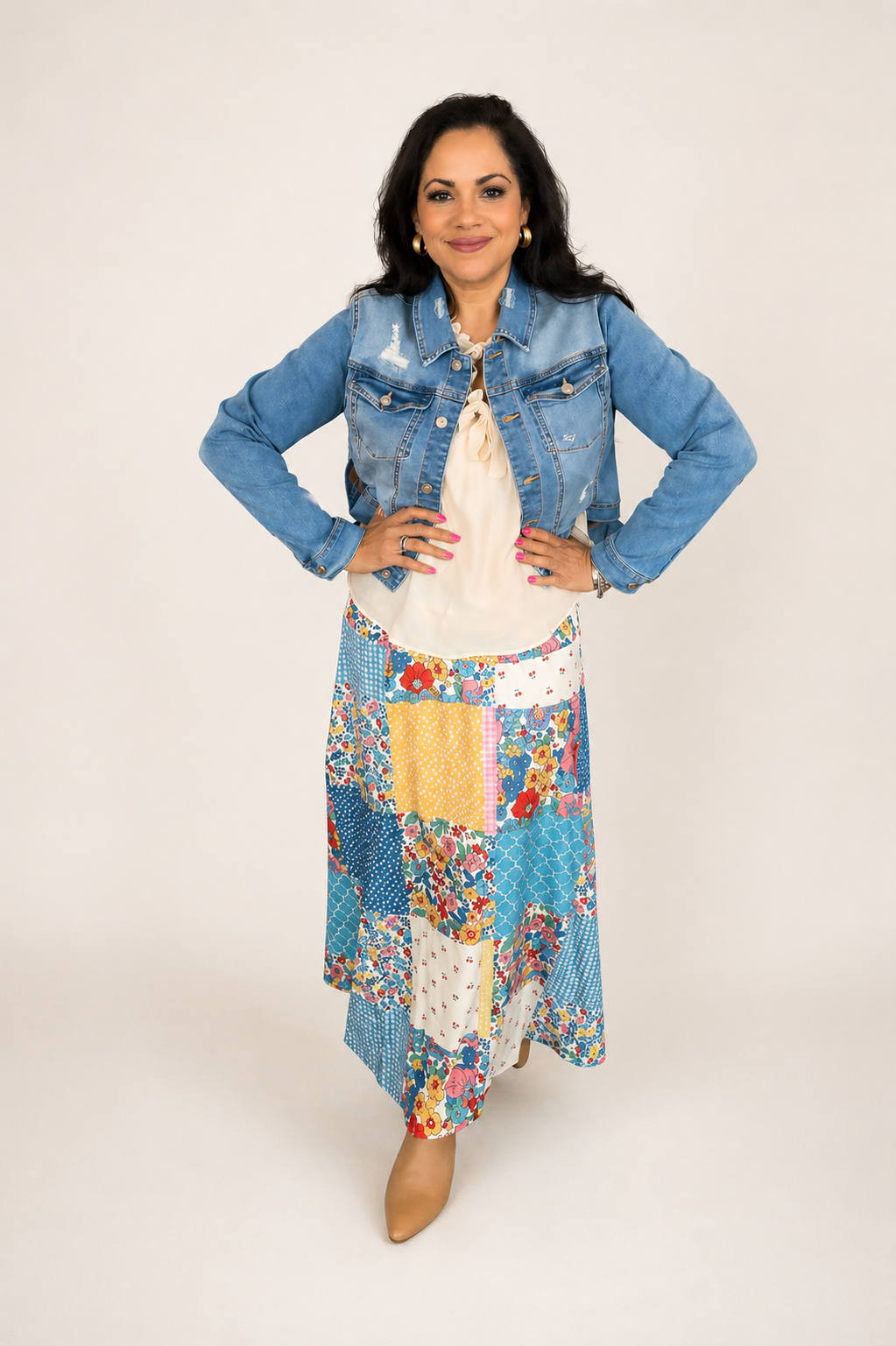 Garment of Many Pieces Maxi Skirt