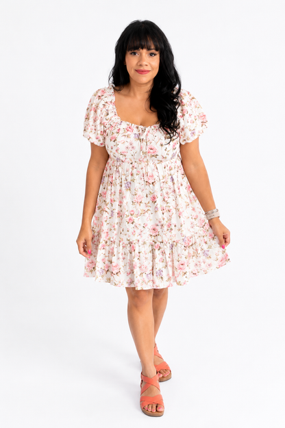 Blooming in Faith Mini Dress