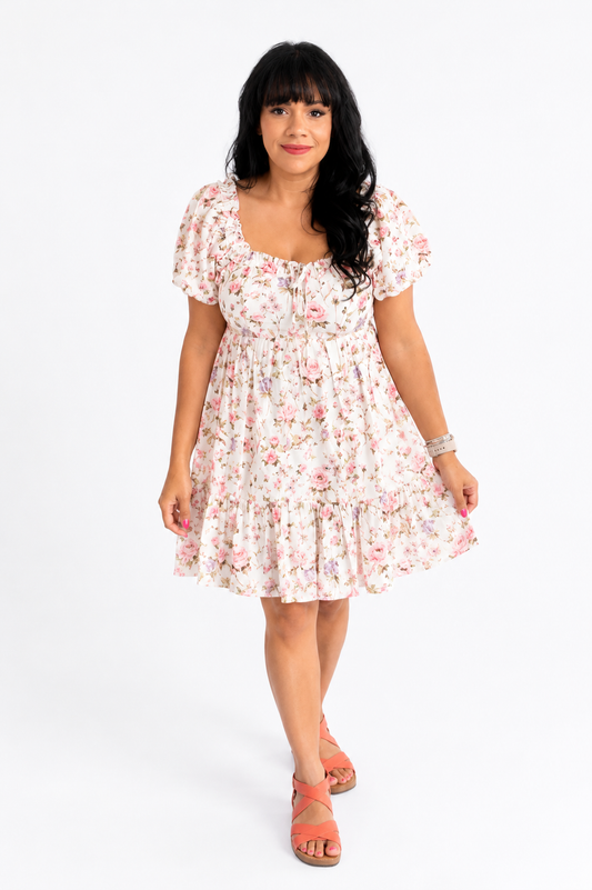 Blooming in Faith Mini Dress