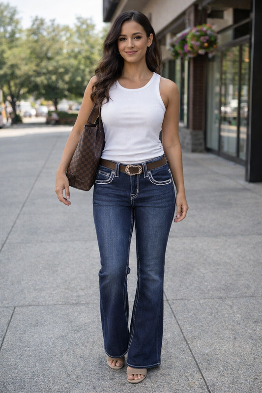 Strength & Style Bootcut Bling Jeans – Westfield Eagle Denim