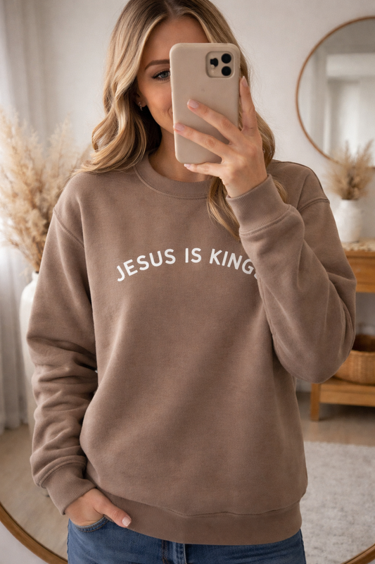 JESUS IS KING. Sweatshirt