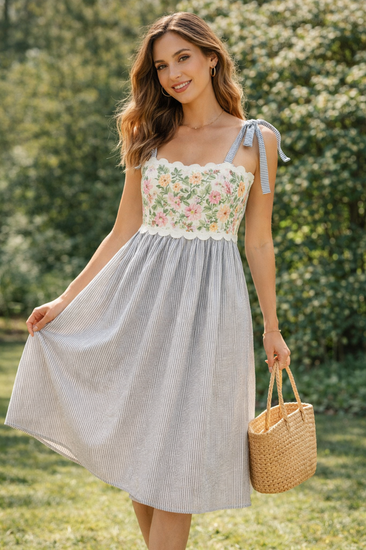 Sunday Garden Midi Dress