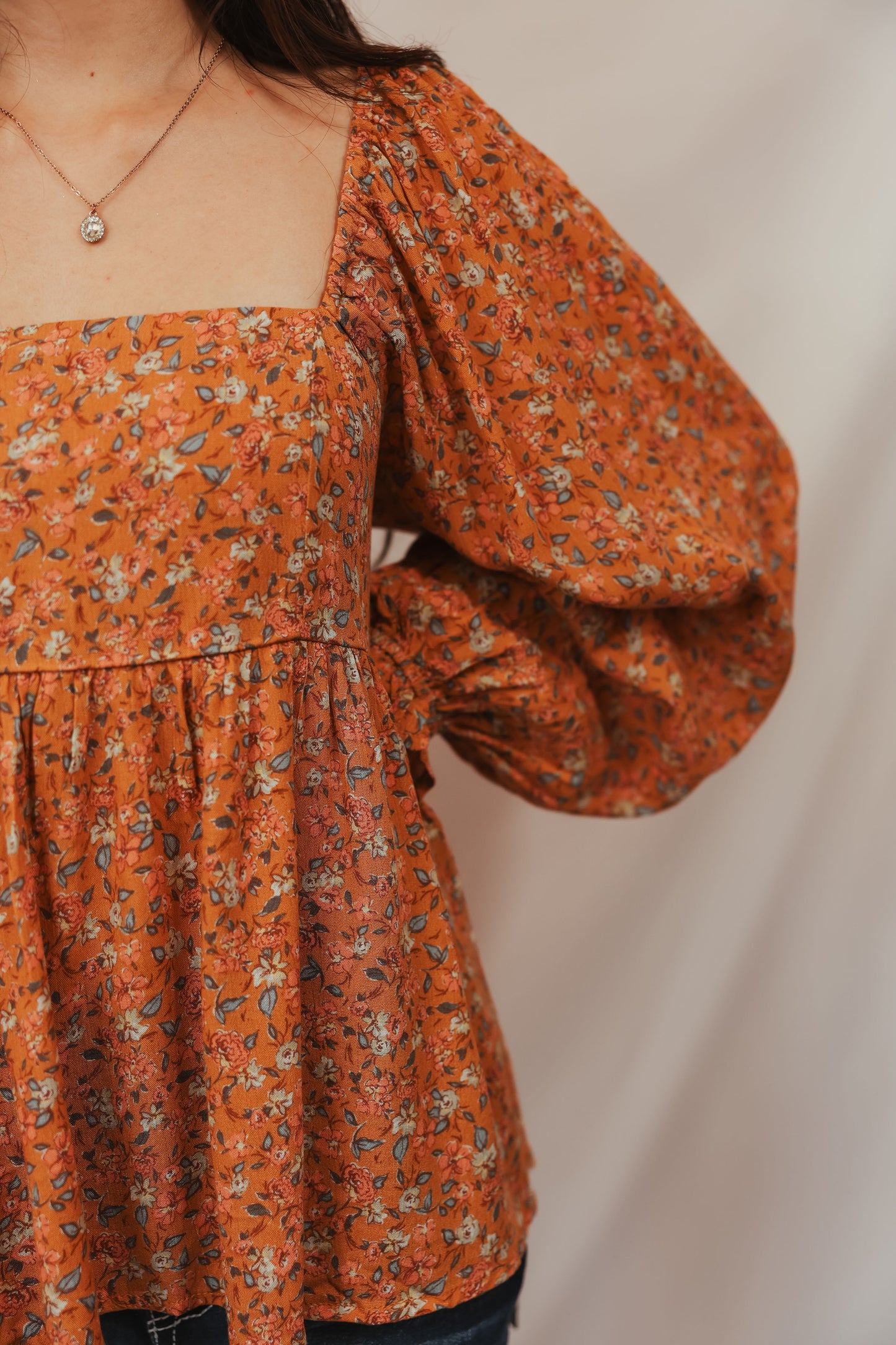 Seraphina Smocked Babydoll Top