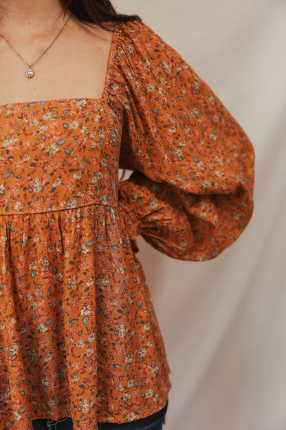 Seraphina Smocked Babydoll Top