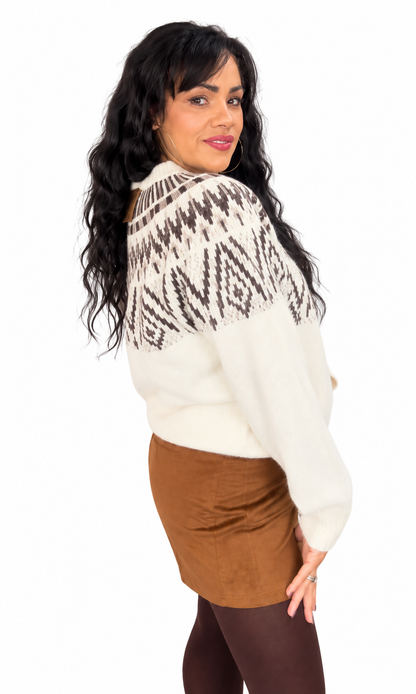 Faith & Grace Fair Isle Knit Pullover