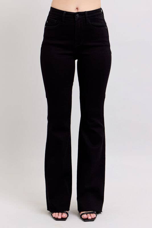 High Waisted Flare With Back Star Seam Judy Blue