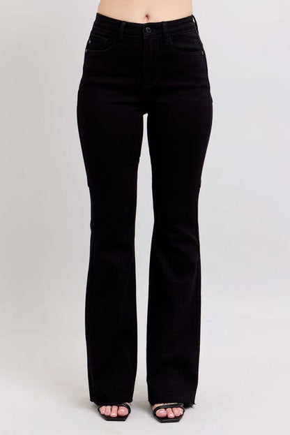 High Waisted Flare With Back Star Seam Judy Blue