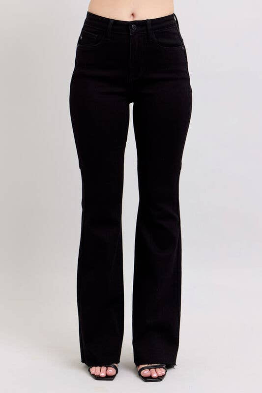 High Waisted Flare With Back Star Seam Judy Blue