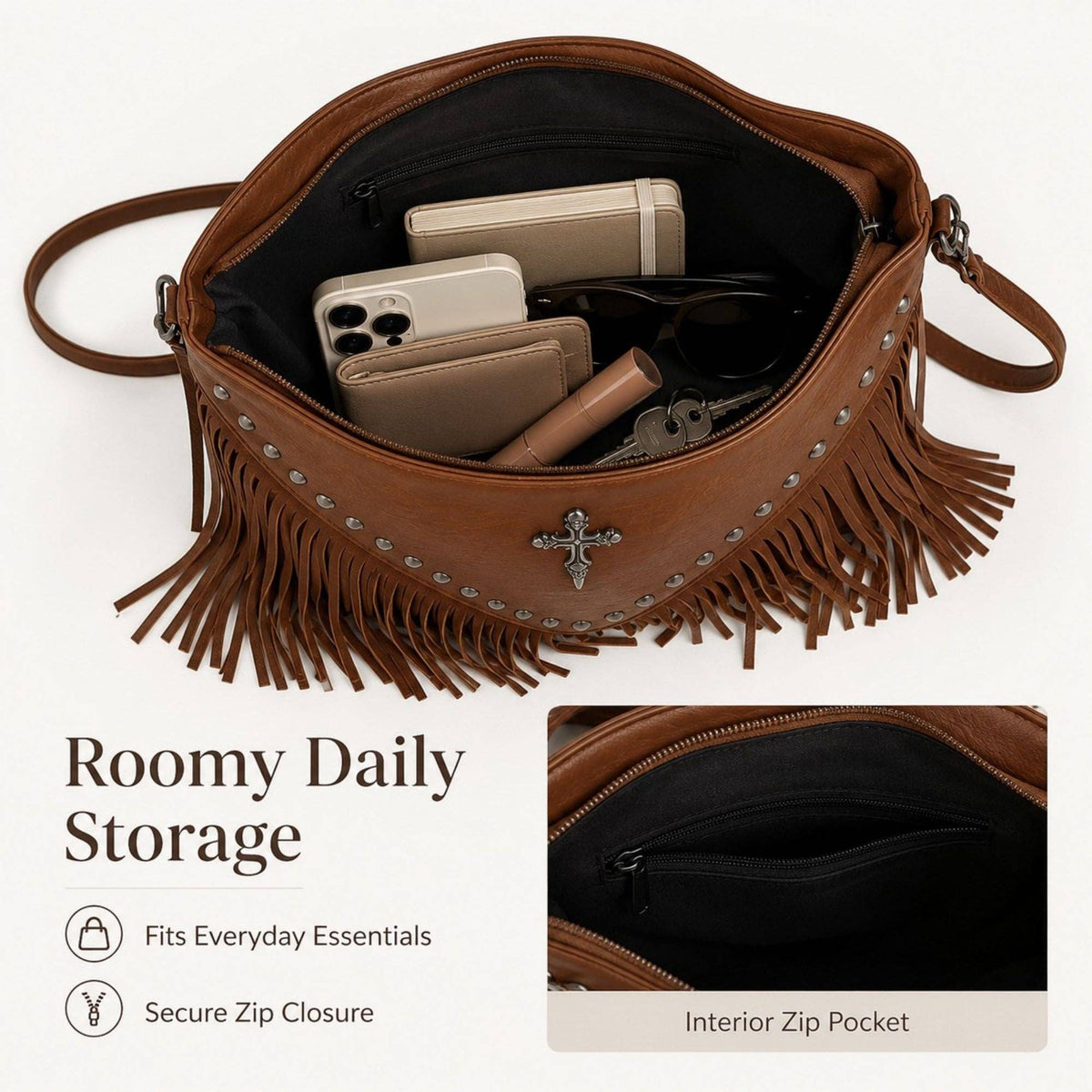 Fearfully & Wonderfully Made Fringe Bag