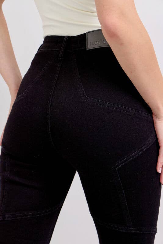 High Waisted Flare With Back Star Seam Judy Blue