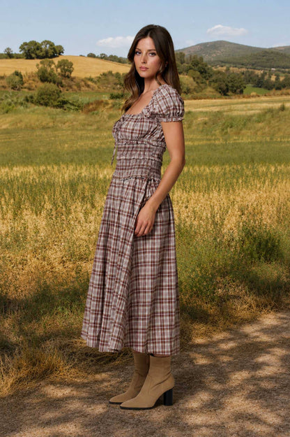 Daughter of the King Plaid Dress