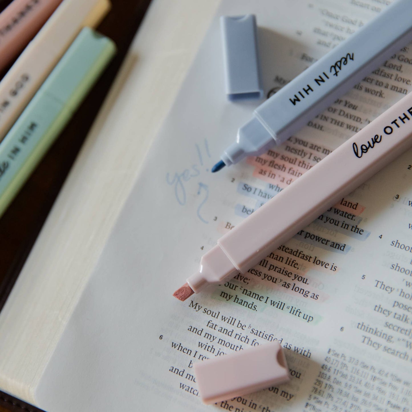 Muted Pastel Highlighters