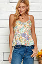 Blossom Breeze Smocked Peplum Top