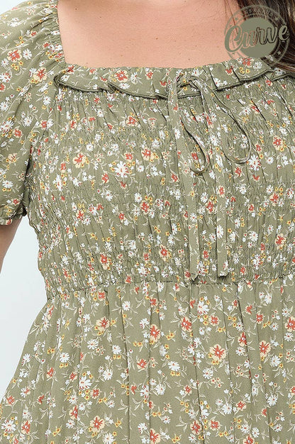 Faithful Beauty Floral Midi