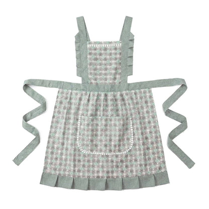 Grace & Joy Printed Full Bib Apron – “She Is Clothed with Strength”