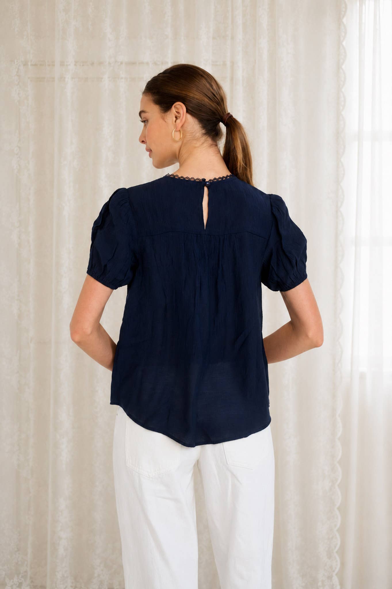 Clothed in Grace Linen Top