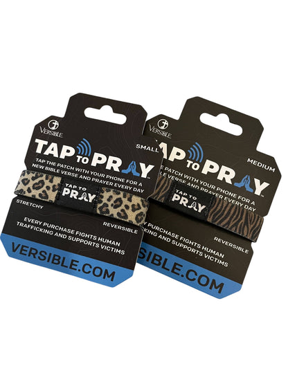 Tap To Pray® Wristband – Safari Leopard