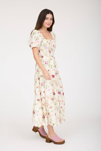 A Season to Bloom Midi Dress