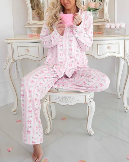 Pretty in Promise Bow Lounge Set