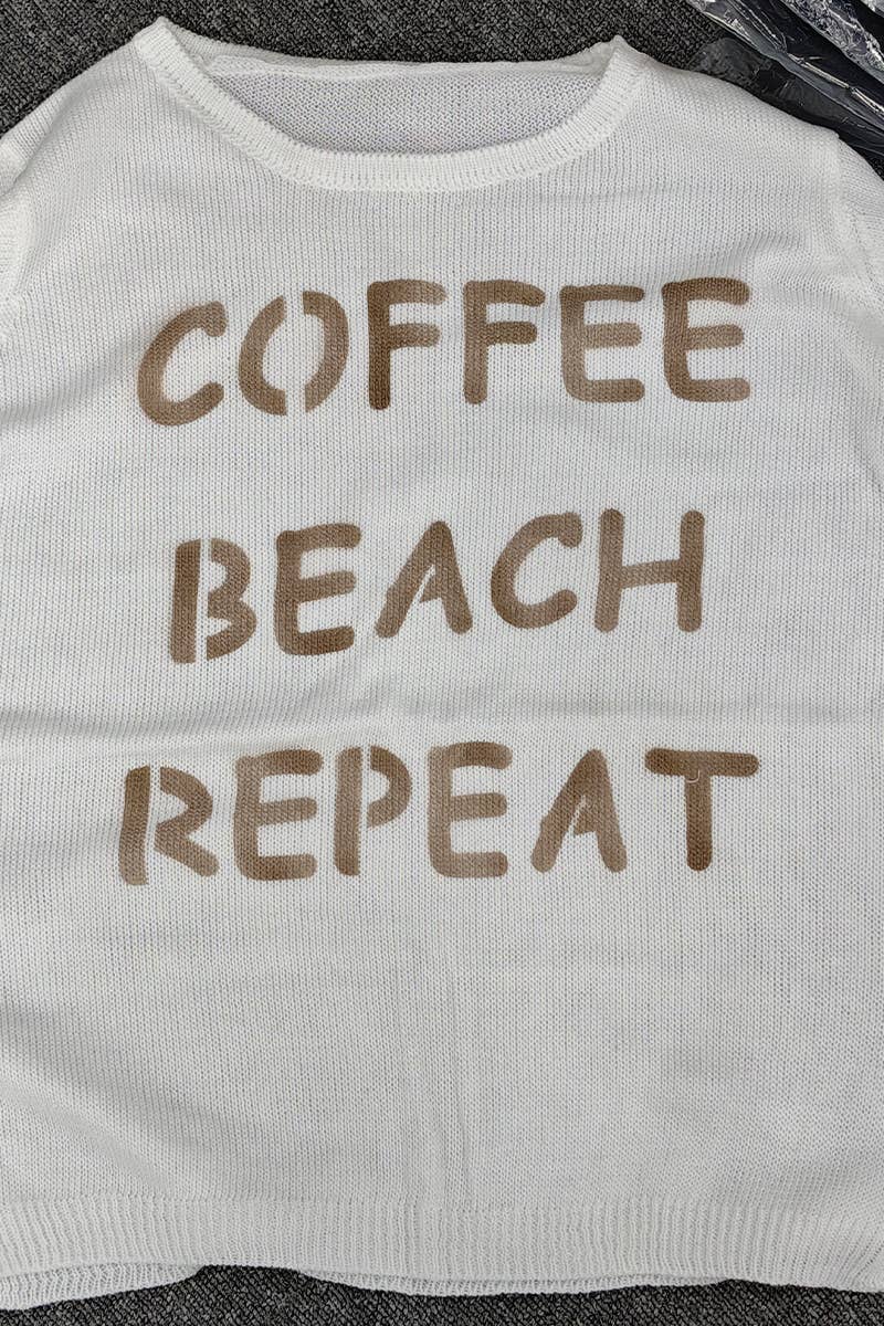 Peace Like the Morning Sweater