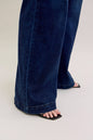 Judy Blue HW Trouser Wide Leg -LONG - PLUS