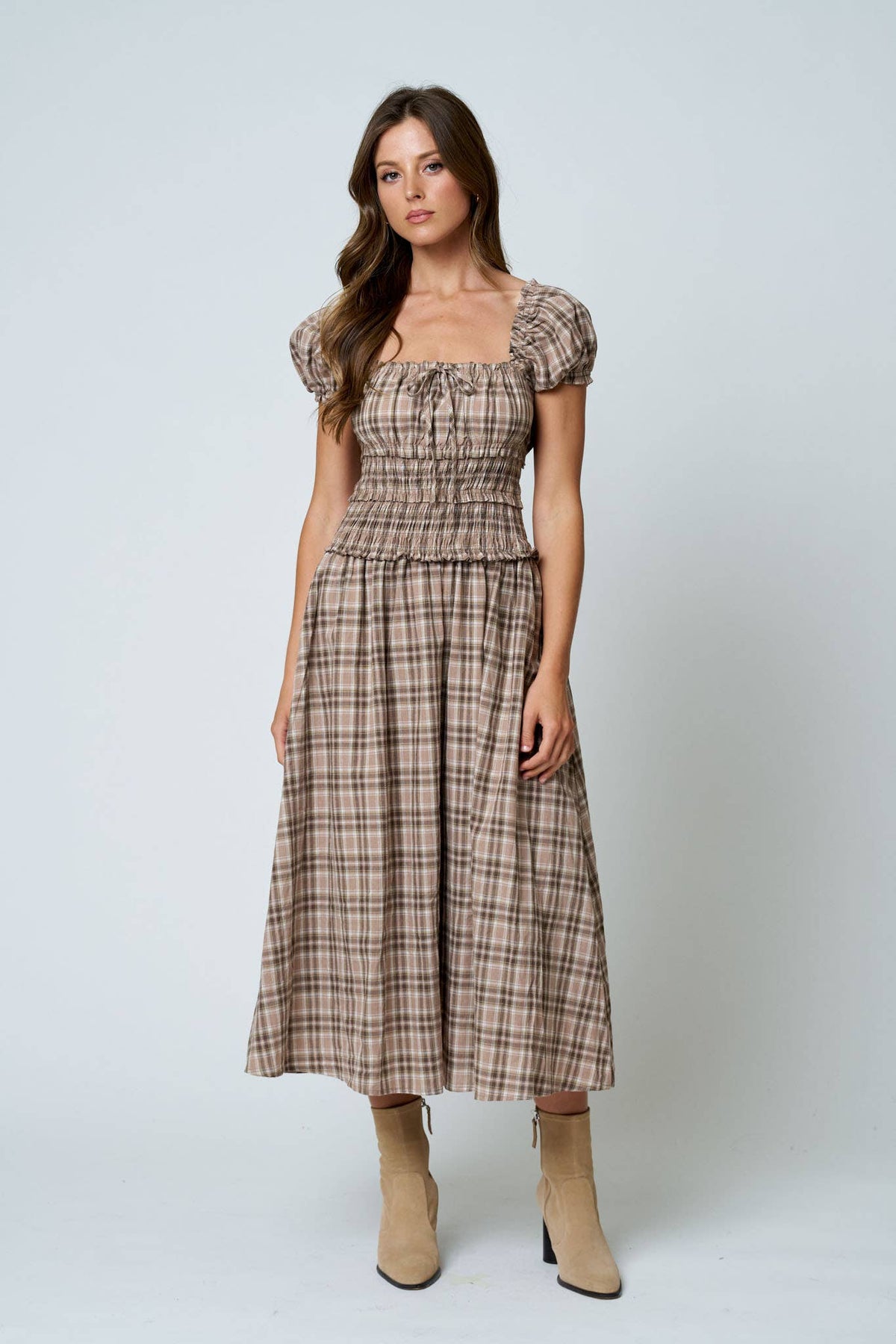 Daughter of the King Plaid Dress
