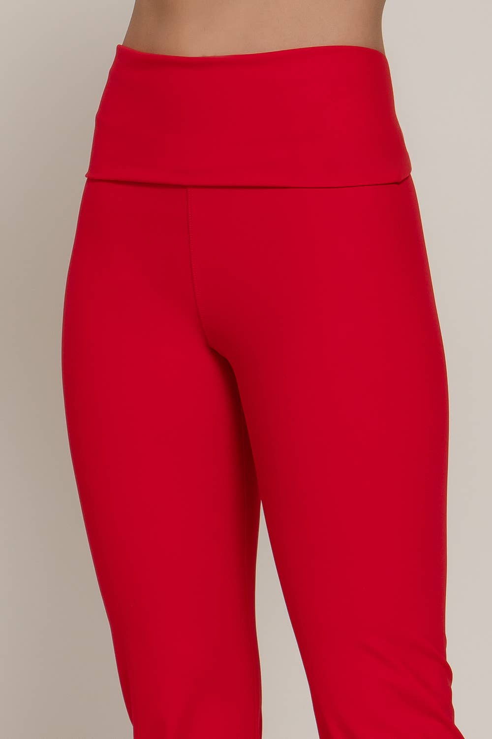 Run the Race Fold-Over Flare Leggings