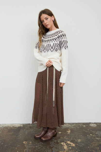 Faith & Grace Fair Isle Knit Pullover