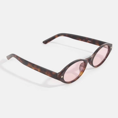 Slim Oval Cat Eye Sunglasses Set