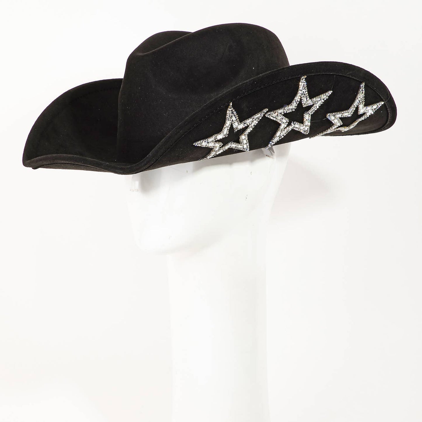 Studded Rhinestone Star Western Cowboy Hat