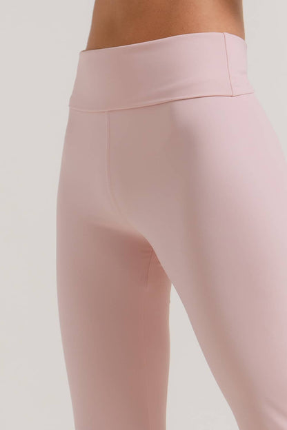 Run the Race Fold-Over Flare Leggings